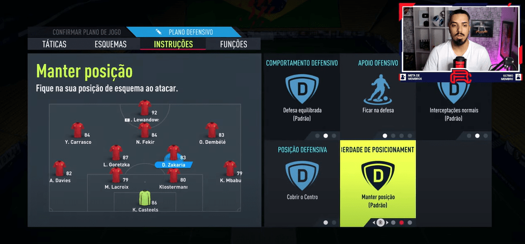 FIFA 22 - FORMAÇÃO TÁTICA PARA DEFENDER MELHOR 